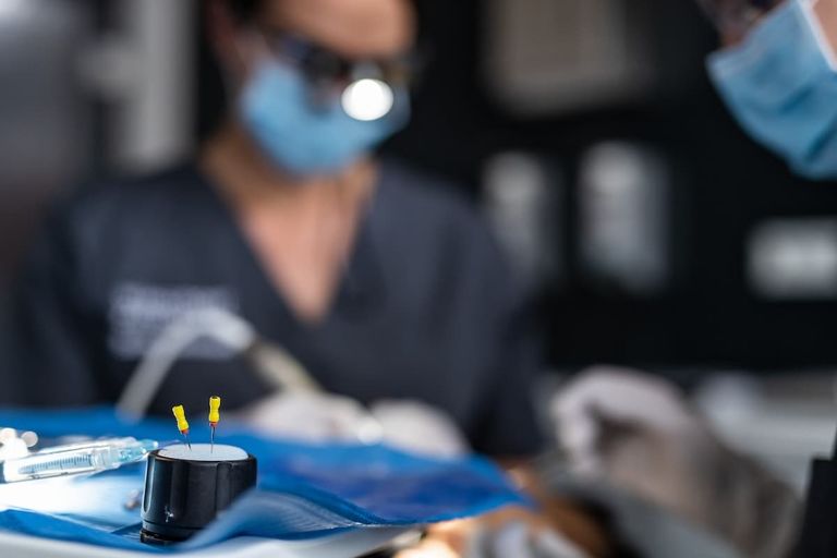 Zahnrettung in der Tiefe.